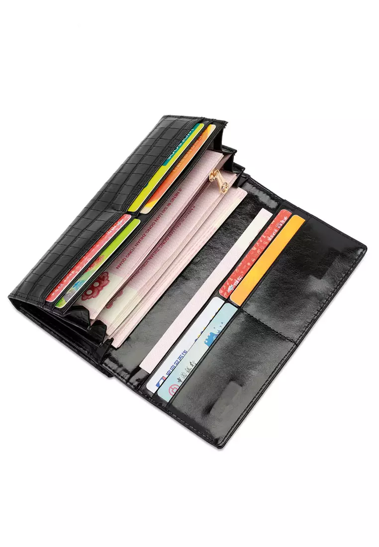 Women's Long Purse / Wallet (長錢包) - 黑色