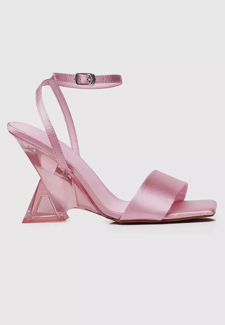 Transparent heels clearance online