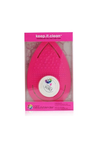 Buy Beautyblender Beautyblender Keep It Clean 1x Cleansing Mitt 1x Mini Blendcleanser Solid 2pcs Online Zalora Malaysia