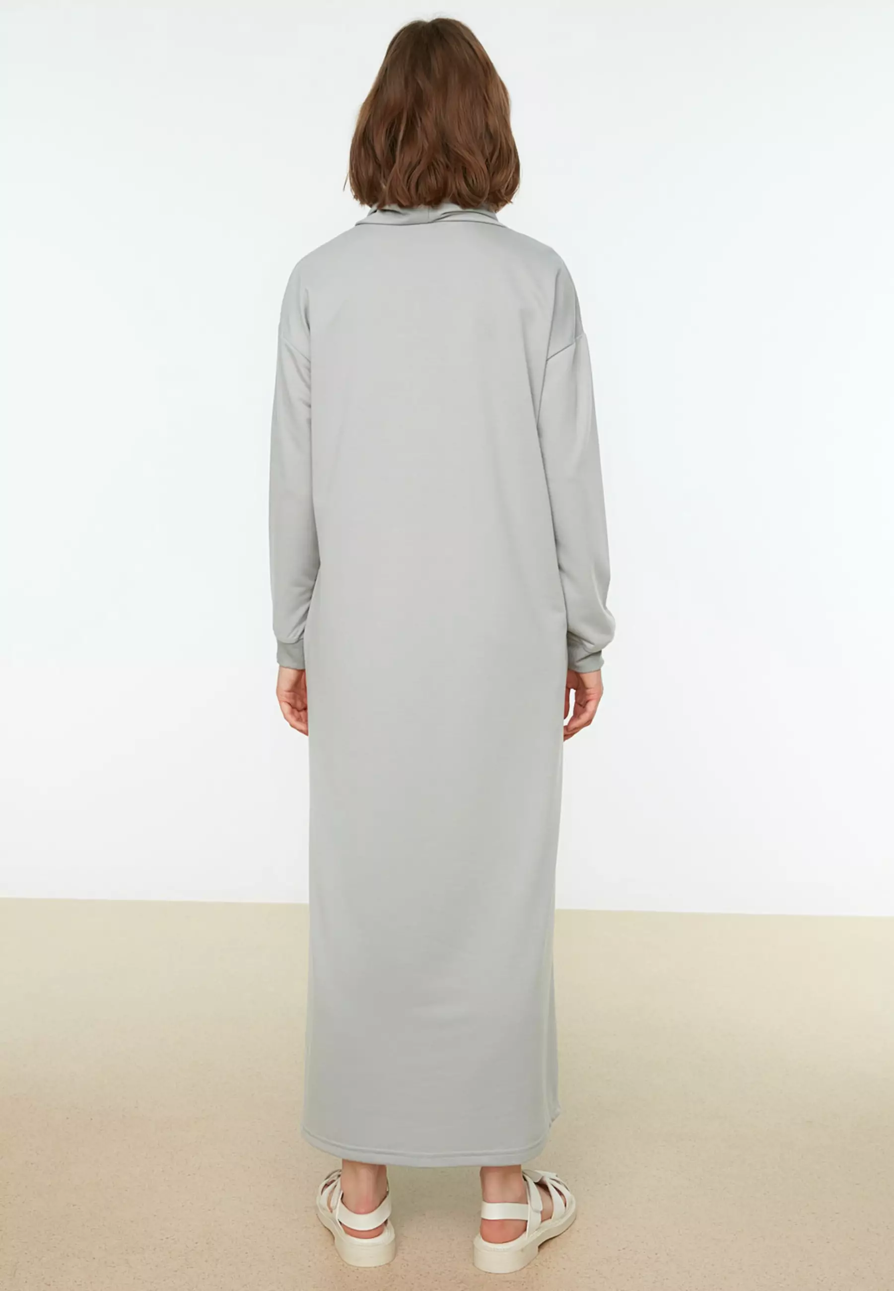 MODEST Drawcord Maxi Dress