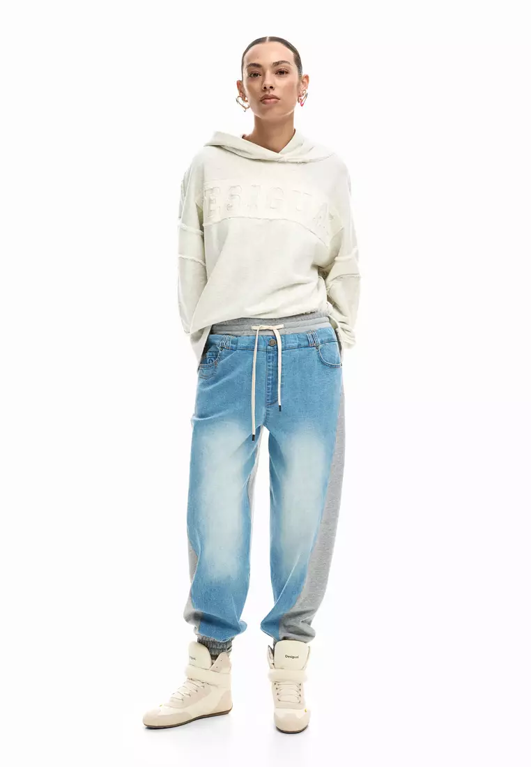 Jogger denim pants