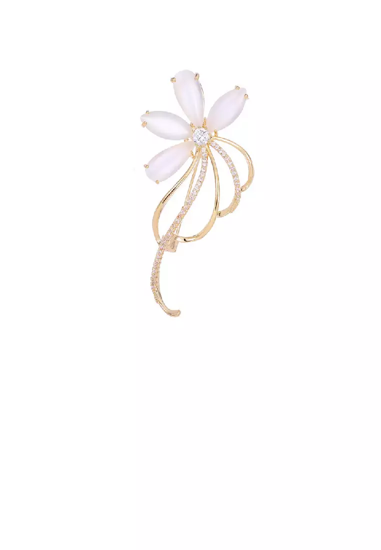 Flower Brooch Opal Brooches For Sale Buy ZITIQUE Fashion Simple