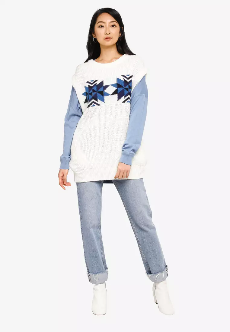 Graphic Knitted Vest