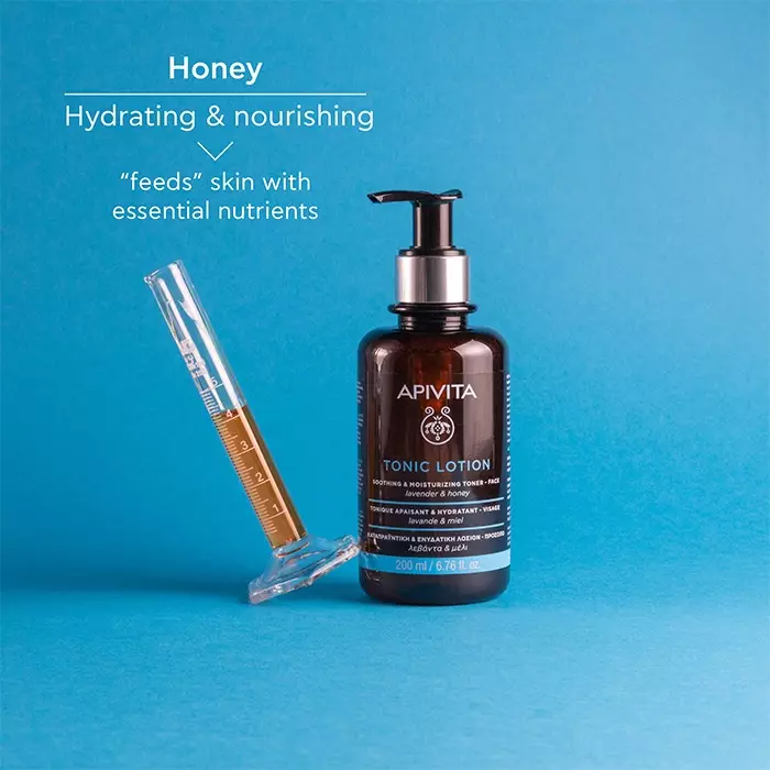 Apivita Soothing & Moisturizing Toner - Face 200 ml | Toner Pelembab Wajah Lavender dan Madu Menenangkan