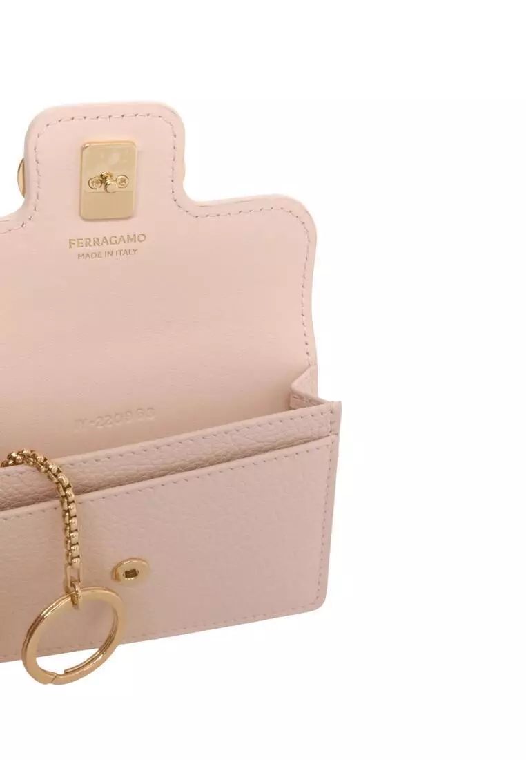 Calfskin Leather Card Holder