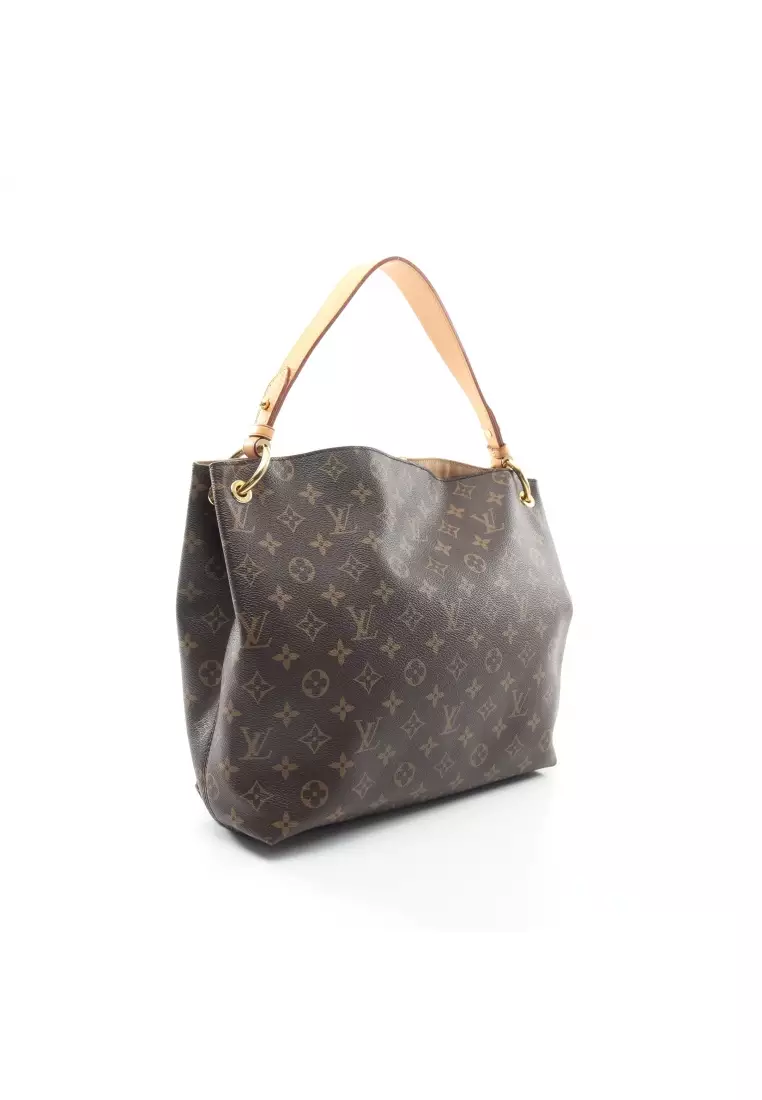 Louis Vuitton Graceful Hobo Bag GM Brown Canvas Monogram