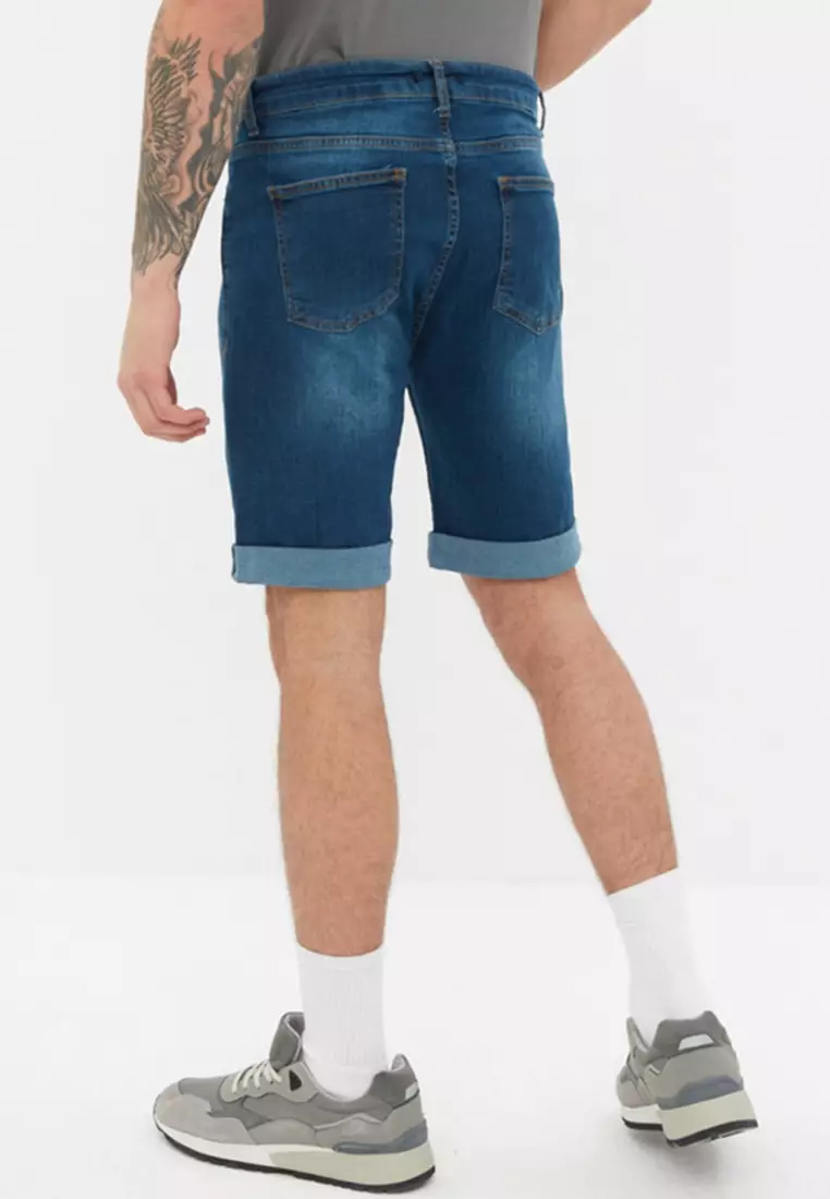 Mens denim shorts 2019 hotsell