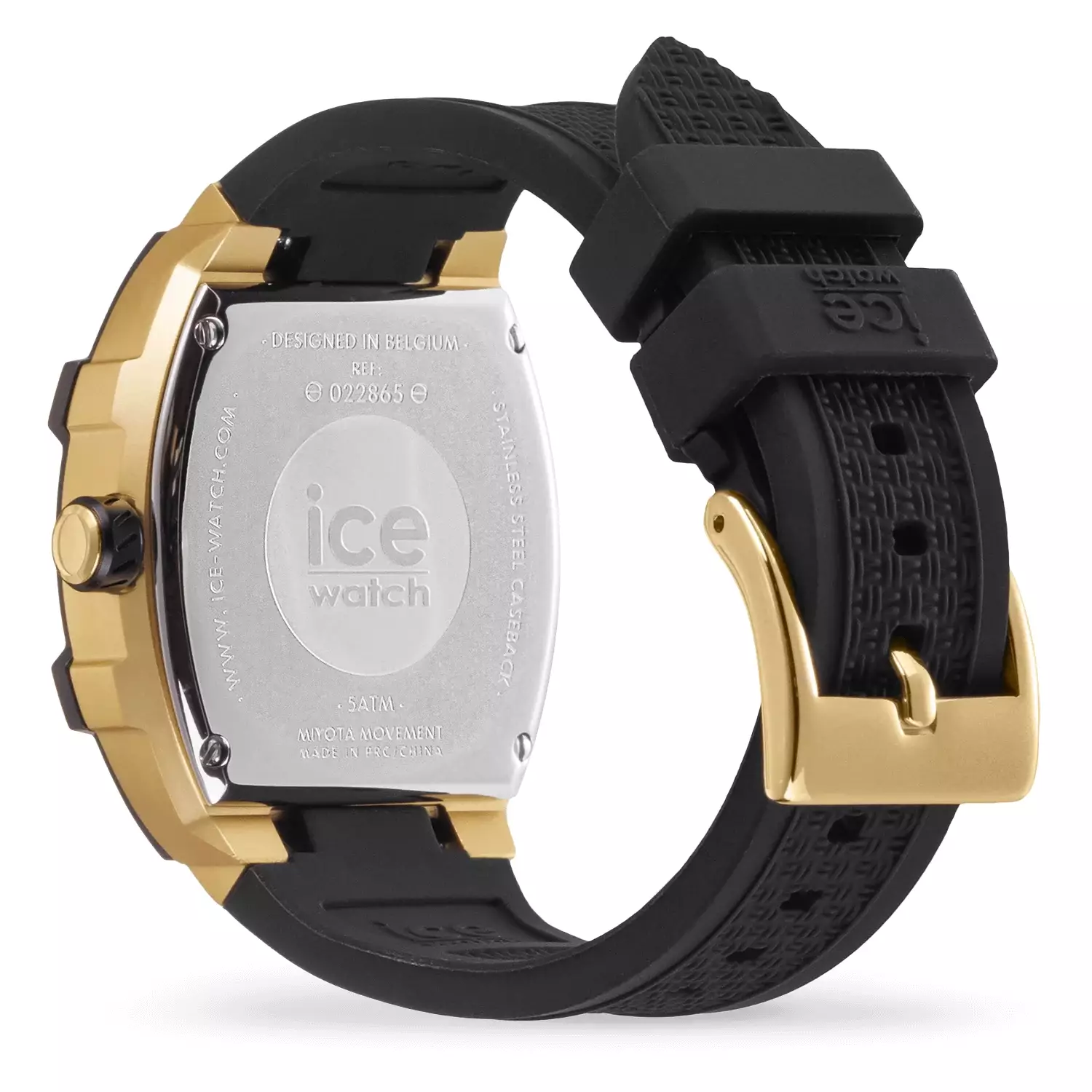 Jam Tangan Wanita Ice Watch ICE Boliday - Black Gold 40mm [022865]