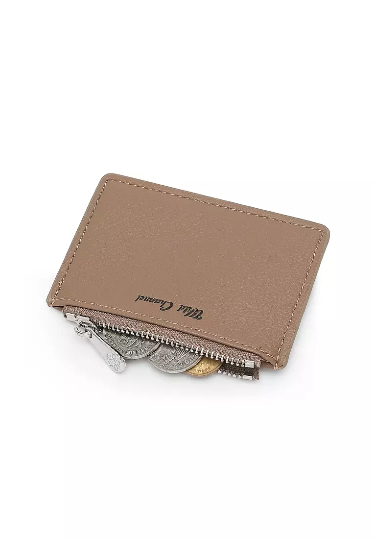 2 In 1 Long Purser with Coin Purse - Khaki