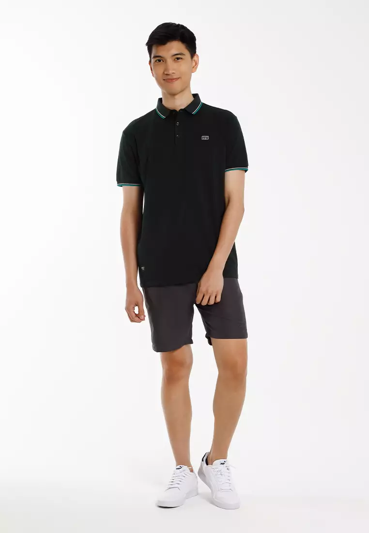 Forest Sport Shorts Double Tiping Casual Short Pants Men  - 65863-03DkGrey