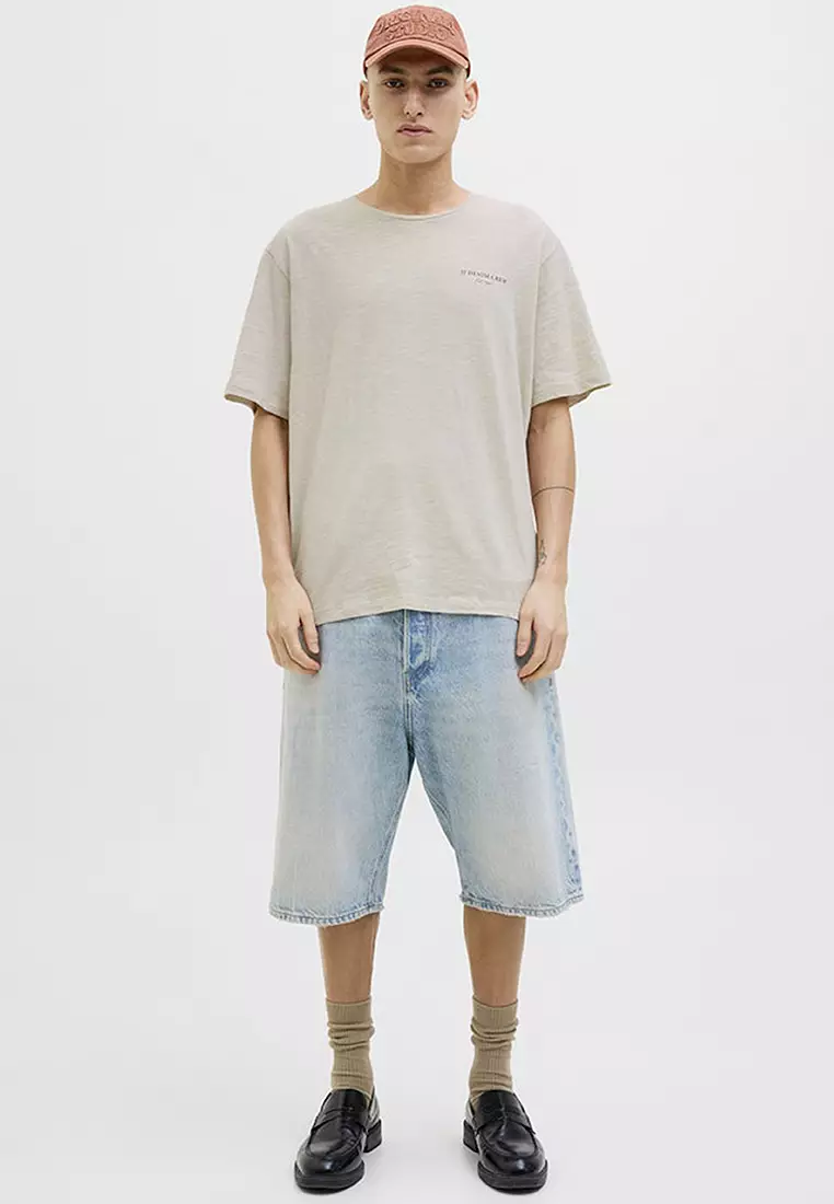 Jeff Monochrome Short Sleeves Crew Neck Tee