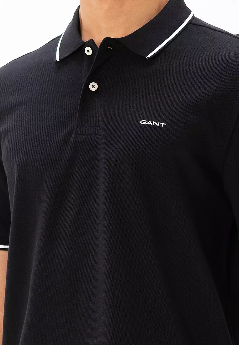 Contrast Piqué Polo Shirt