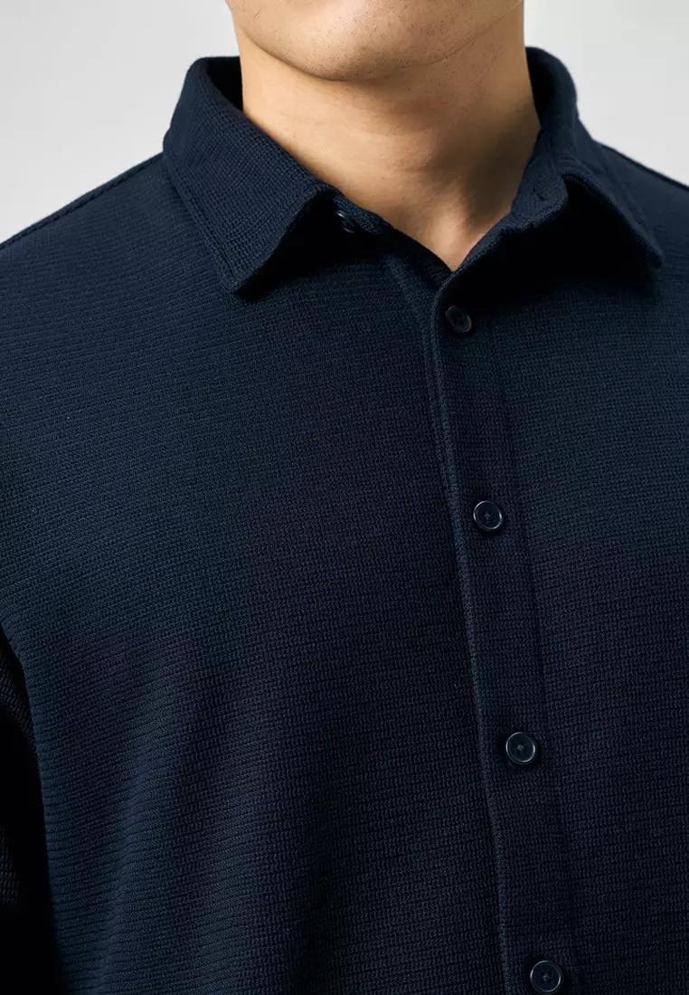 Textured Short Sleeve Shirt