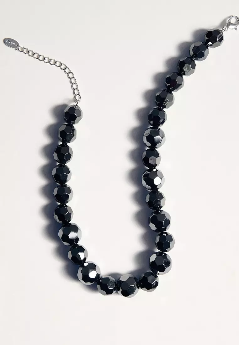 Necklace with Geometric Spheres