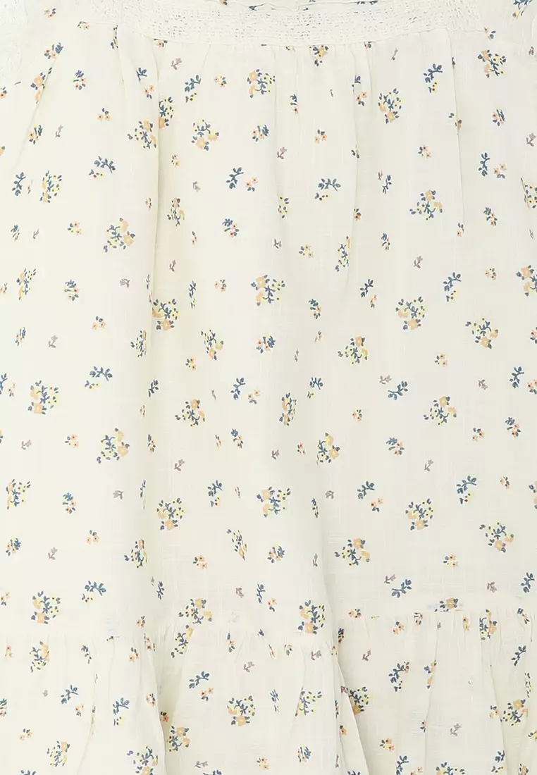 Billie Flutter Sleeves Dress