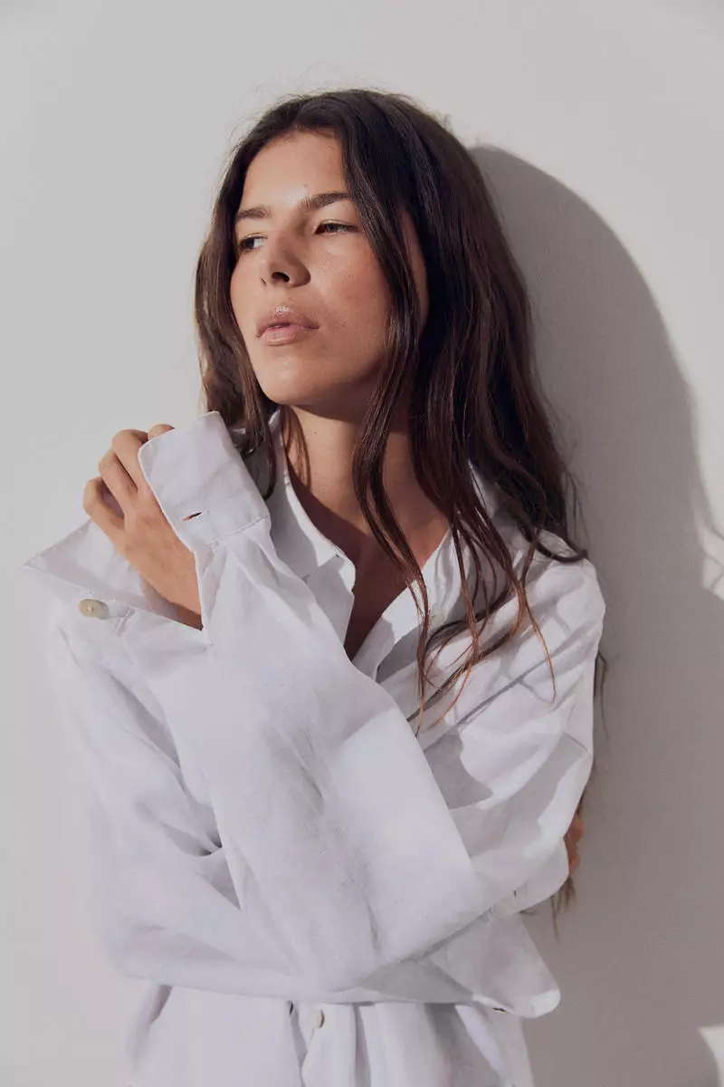 Oversized linen shirt