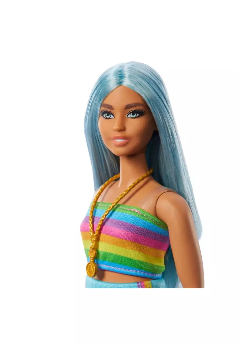 Barbie dolls with blue hair store
