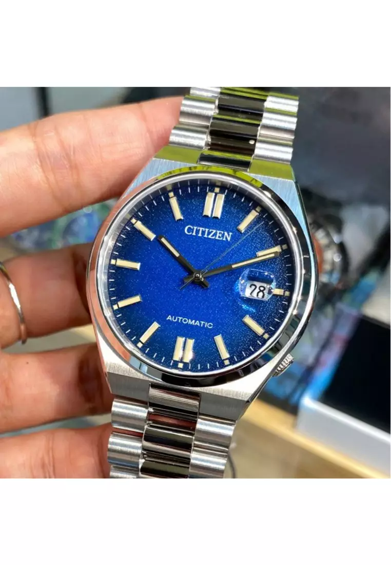 Citizen automatic top blue dial