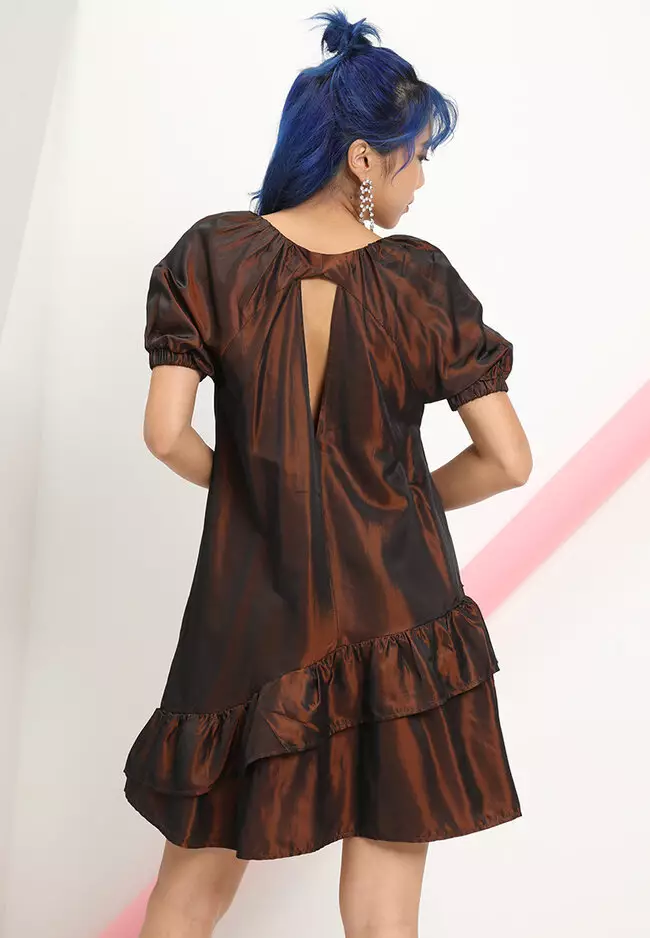 Topshop clearance bronze dress
