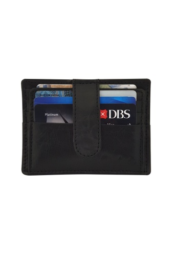 Oxhide black Leather Card Holder -Leather Card Case - Leather Card Pouch Oxhide AS4 BLACK F83DBAC0130A72GS_1
