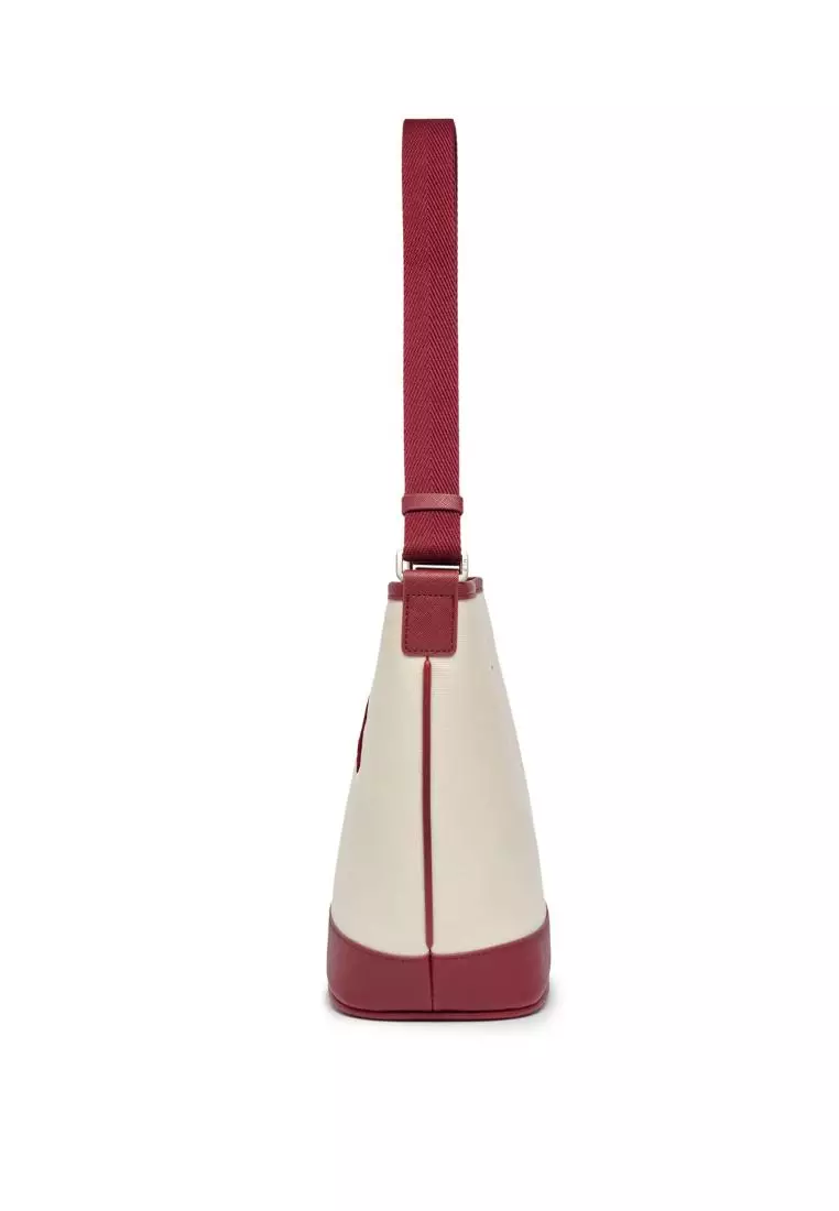 BASIC LETTERING CANVAS BUCKET BAG BOSTON RED SOX