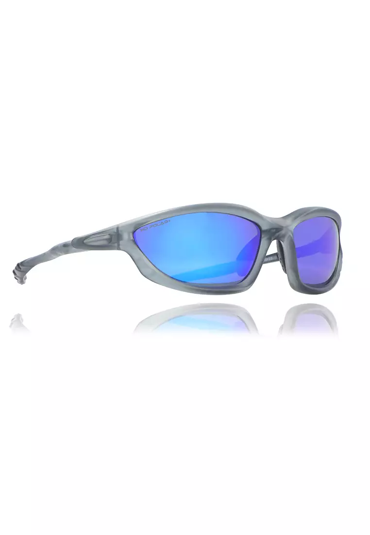 Icefish 2.0 Running/Cycling/Biking HD Polarized Sunglasses Unisex #77-S6 (S.Smoke/Blue)
