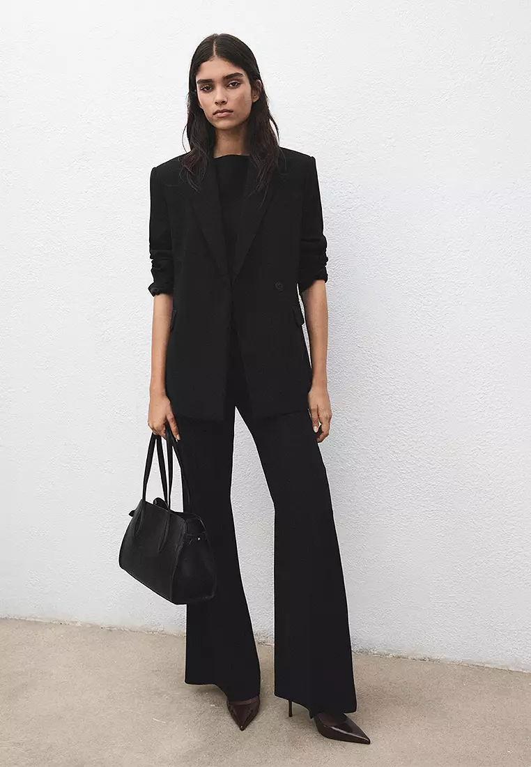 Suit Jacket With Scarf