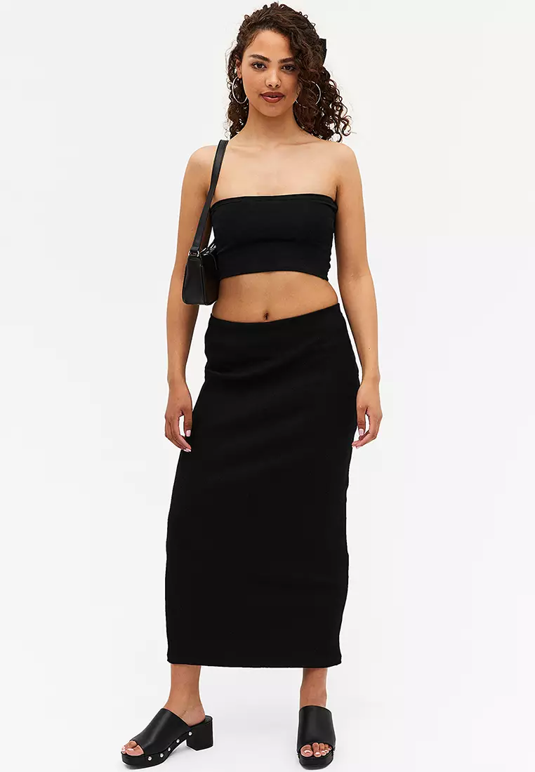 Buy Monki Tight Maxi Skirt With Back Slit 2024 Online | ZALORA Philippines