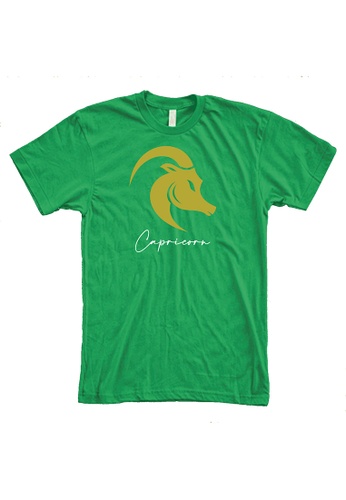 MRL Prints green Zodiac Sign Capricorn T-Shirt Customized 39A17AA9EC06E5GS_1