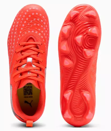 PUMA Future 9 Play Fg/Ag Jr 10872301 - Sepatu Bola Anak (Merah)