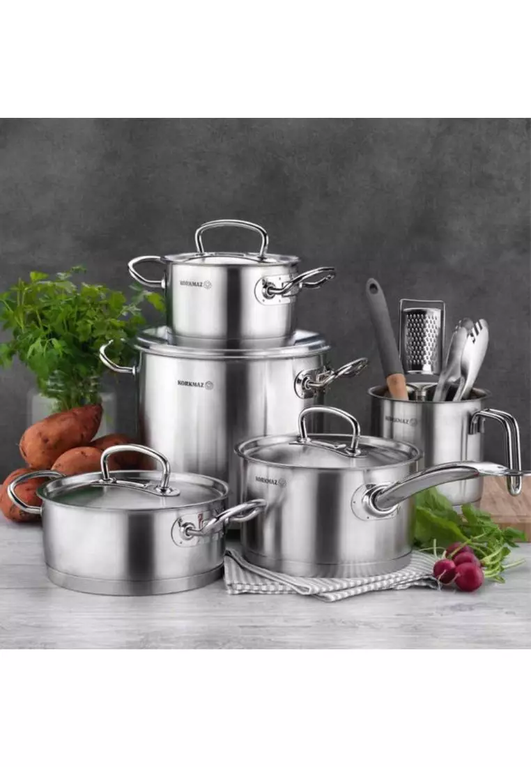 Buy KORKMAZ Korkmaz 316 Stainless Steel Pan Proline Satin 18/10