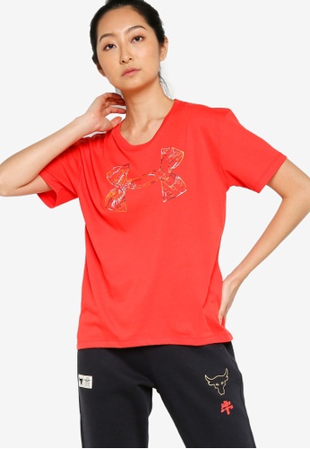 Under Armour red UA CNY Fashion Graphic Short Sleeve Tee E77C3AA65C9482GS_1