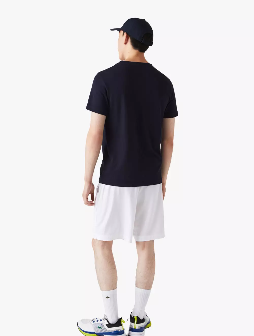 Men's Lacoste SPORT 3D Print Crocodile Breathable Jersey T-shirt - Blue