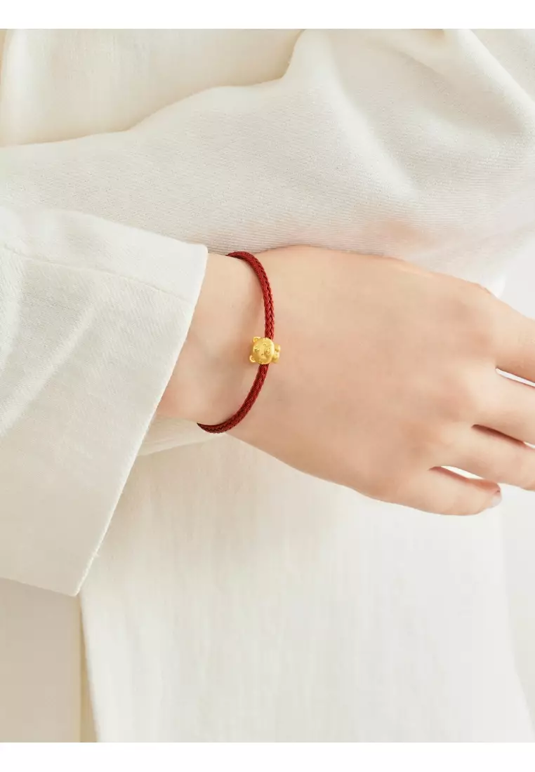 Charme 999 24K Gold Chinese Zodiac Tiger Charm 93693C (Bracelet not included)