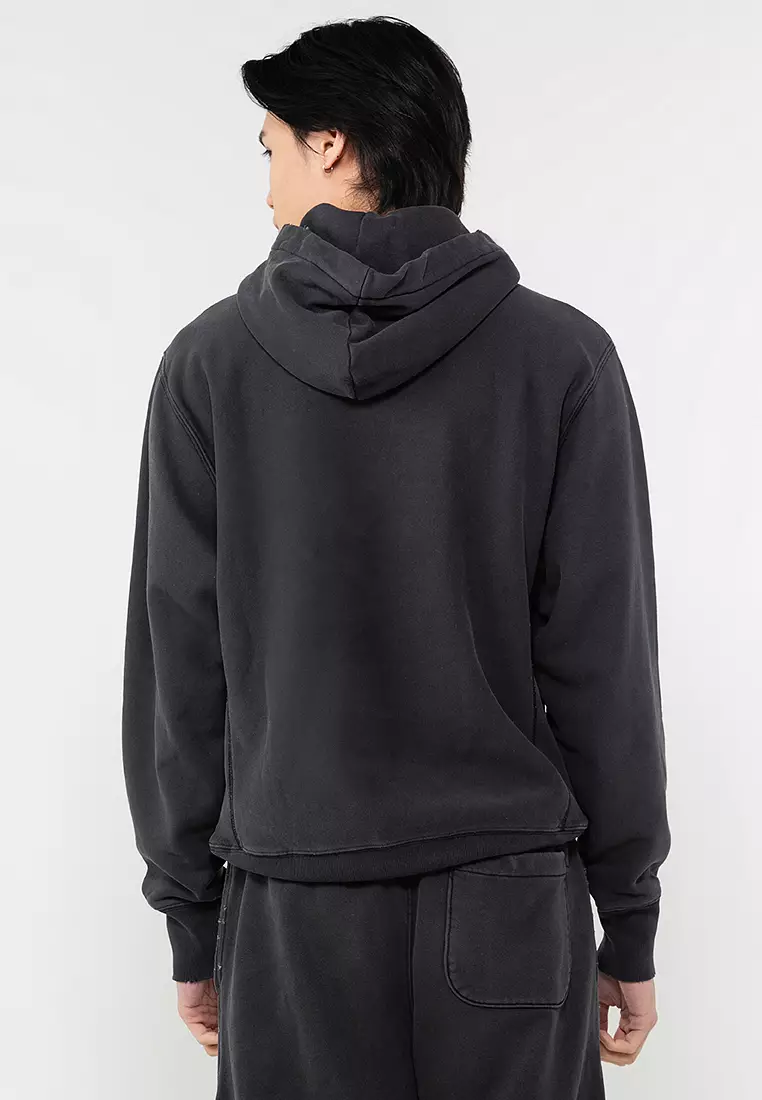 Champion黒白ストBluza Logo StripeHoodie r. L Champion黒白ストBluza Logo StripeHoodie r. L CHAMPION BLACK