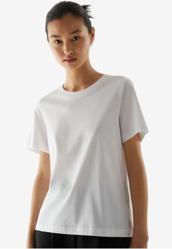 COS white Regular Fit T-Shirt 577ECAAC52BD16GS_1
