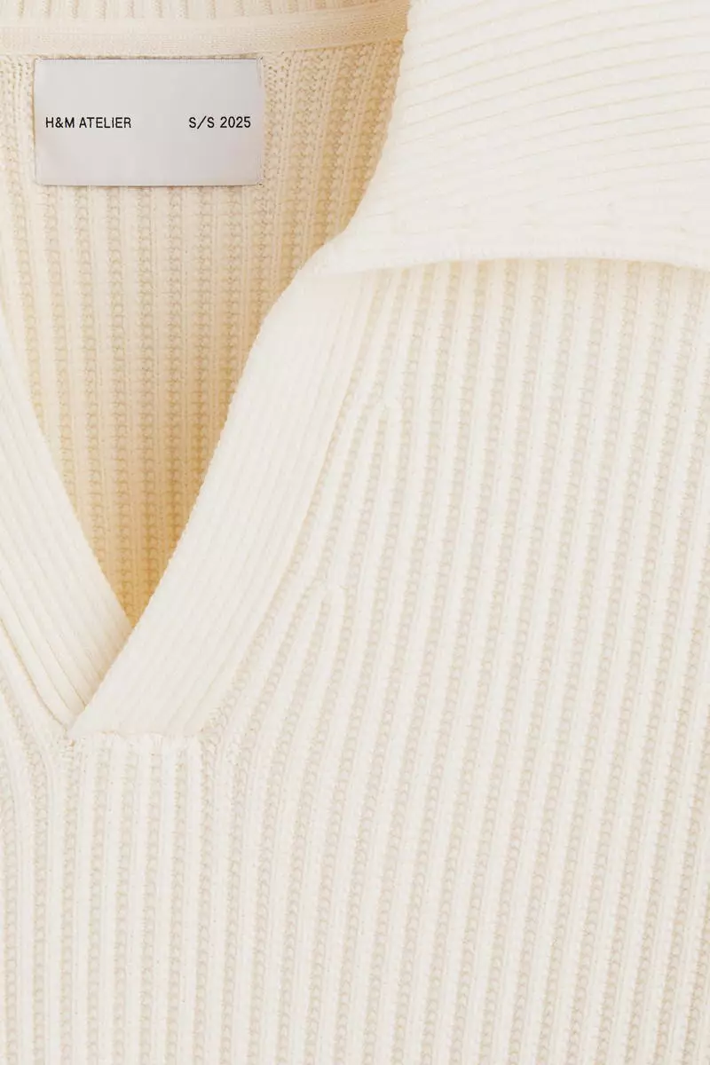 Buy H&M Rib-knit polo jumper 2025 Online ZALORA