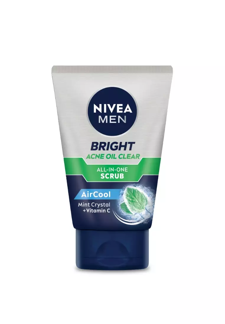 Men Facial Scrub Bright Acne And Oil Clear Scrub, Skin Care For Men, 100g