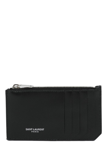ysl fragments zipped card case