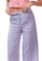 London Rag purple High Waist Belted Wide Leg Trousers in Lilac Grey 1BF3DAA268D03CGS_4