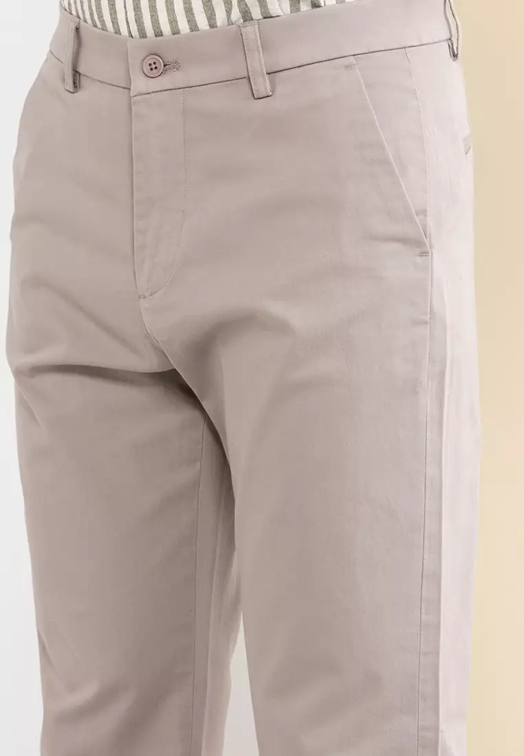 Premium Sateen Slim Chinos