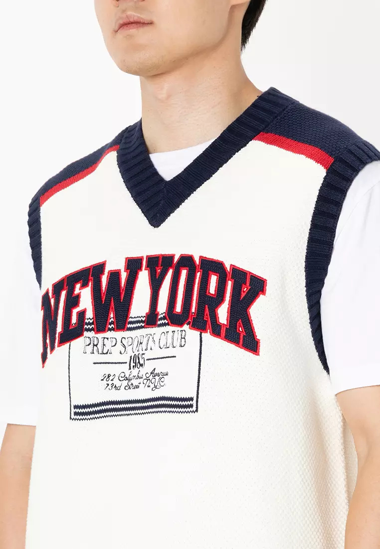 Relaxed Knitted Cricket Vest - Tommy Jeans