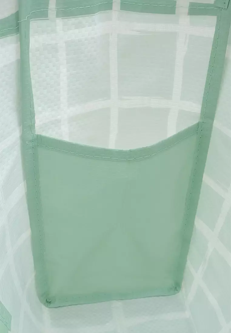 Roomy Small Tote - Green Checkered