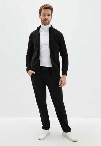 LC WAIKIKI black Standard Fit Men's Trousers 2BB1EAAA5C152DGS_1