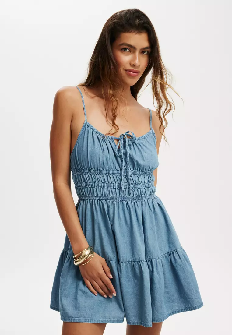 Haven Tiered Mini Dress