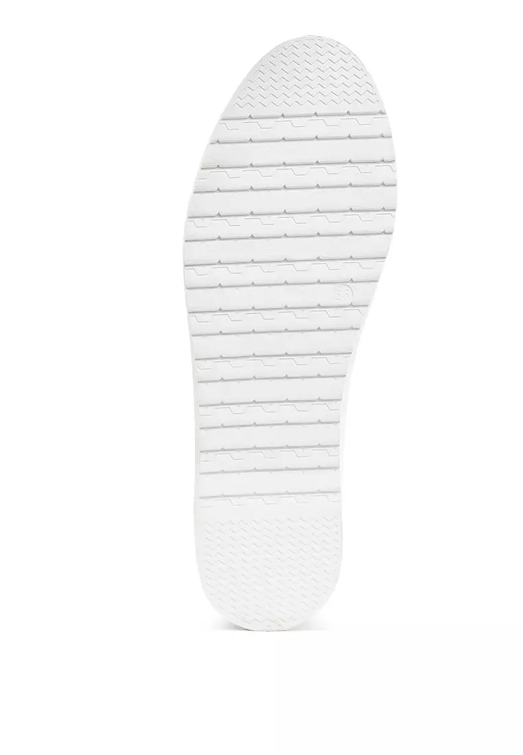 Knitted Flat Ballet Flats in Tan