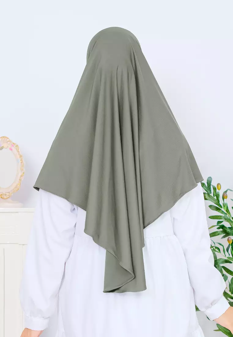 Kalea Instan | Bergo Dagu Non Pad | Hijab Instan Kerudung - Shadow Green