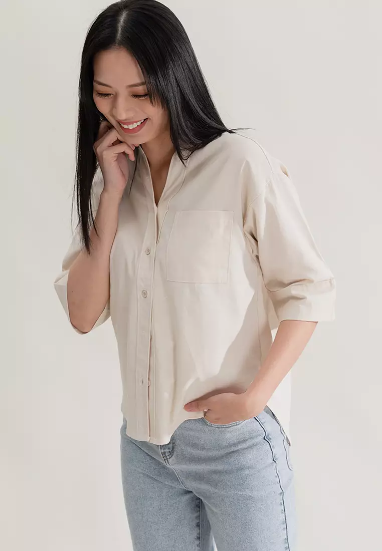 Linen Shirt Top