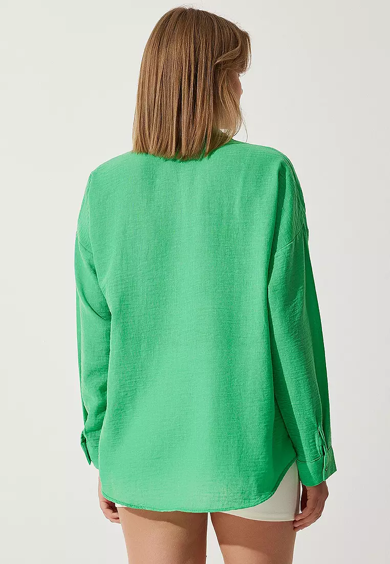 Oversize Linen Ayrobin Shirt