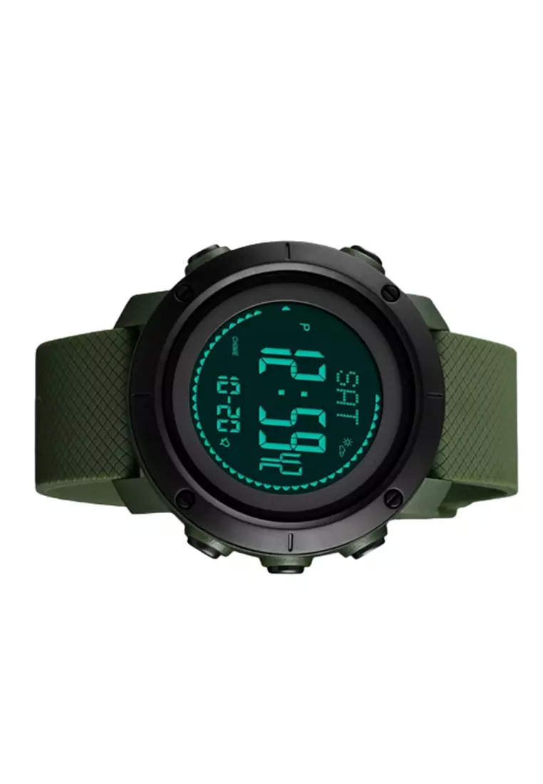 Jam Tangan Pria 1427 Digital Sporty Pedometer Calorie Compass ORIGINAL